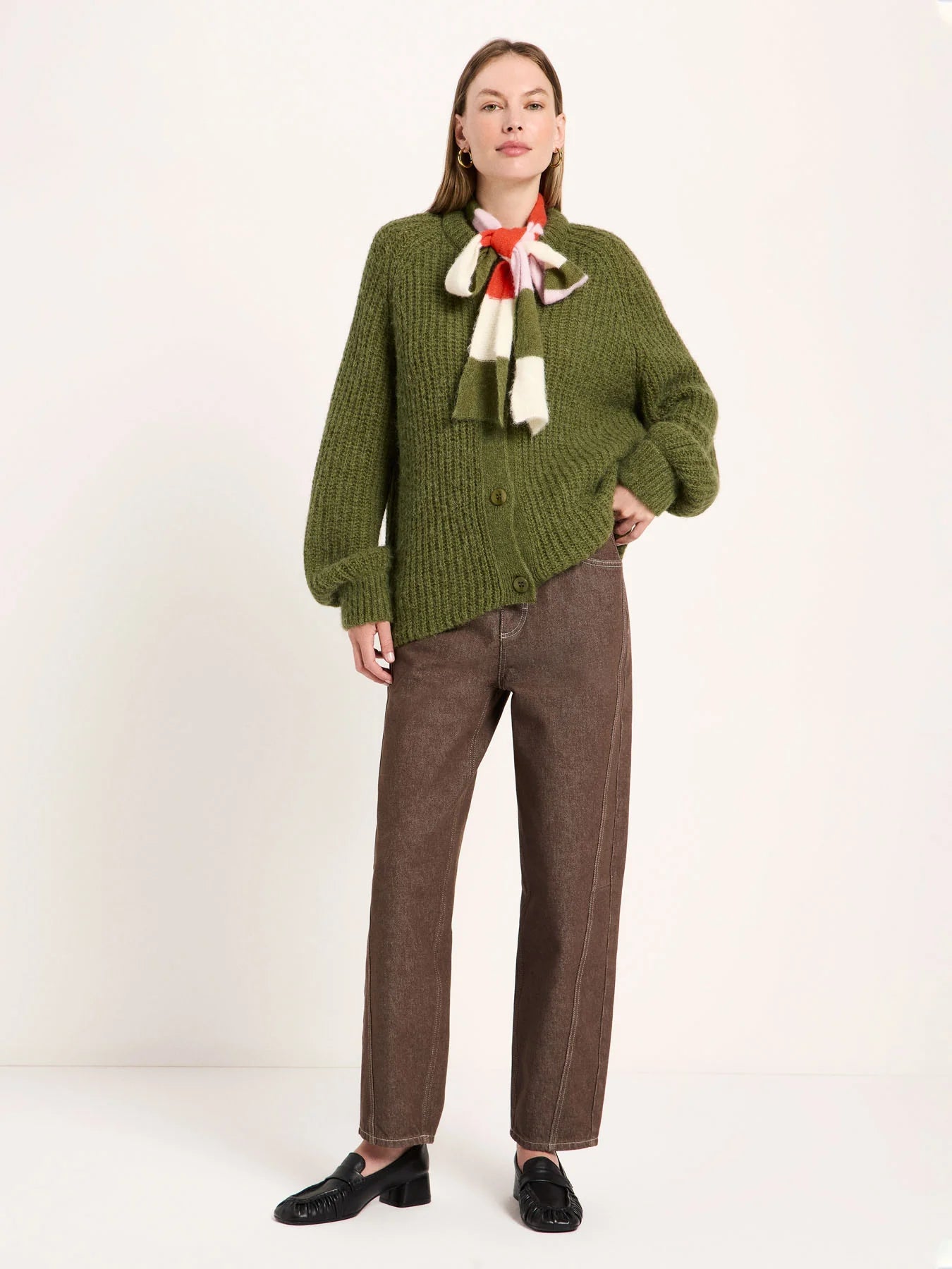 Cardigan, Wool, Garden Green, Lanius