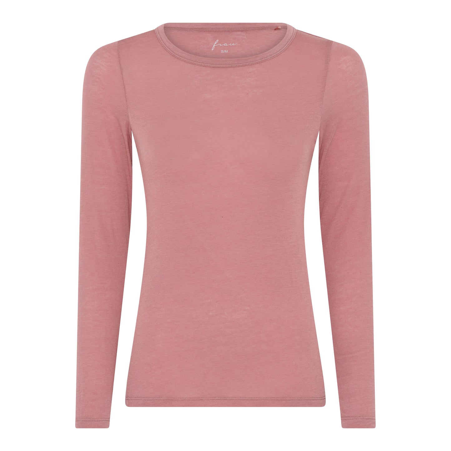 Lucca cashmere ls o-neck ash rose