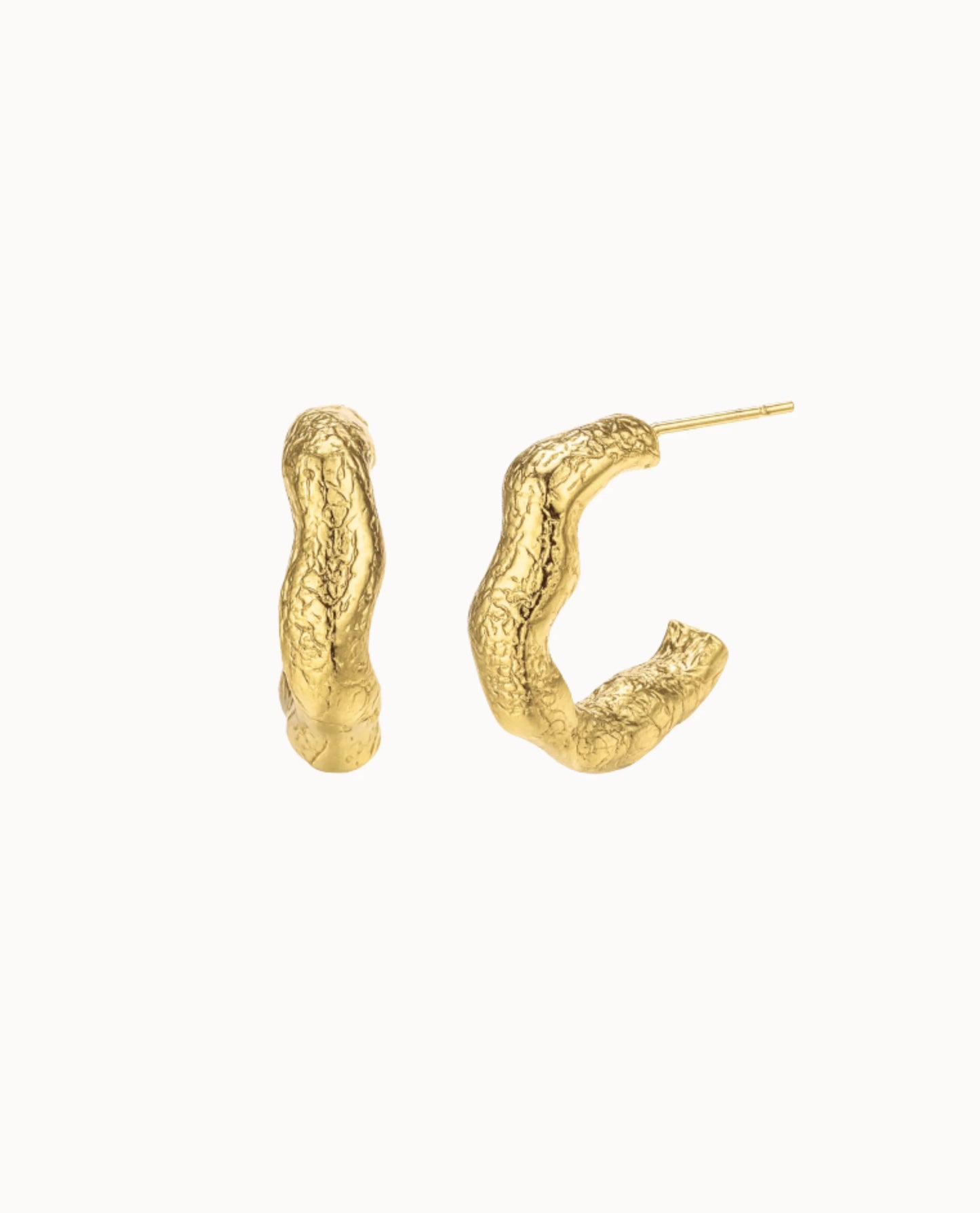 Muse Earrings, Vandfast, Gold Plated, Nava
