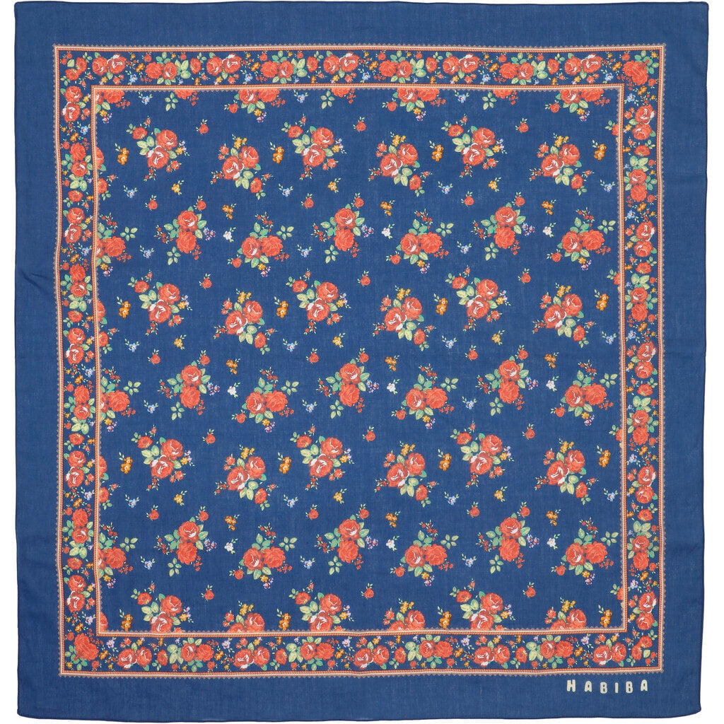 Tørklæde, Rose Indigo, Habiba