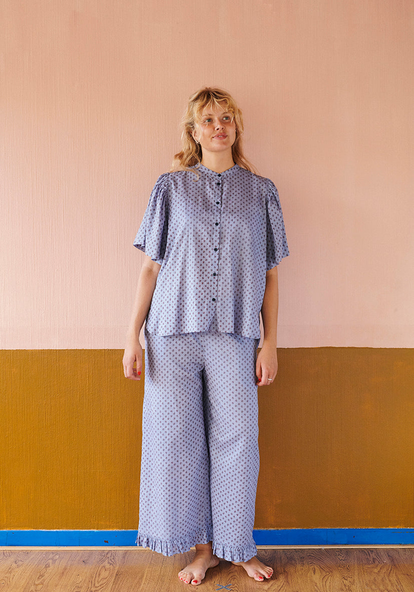 Butterfly Shirt Astrid, Sapphire, Habiba