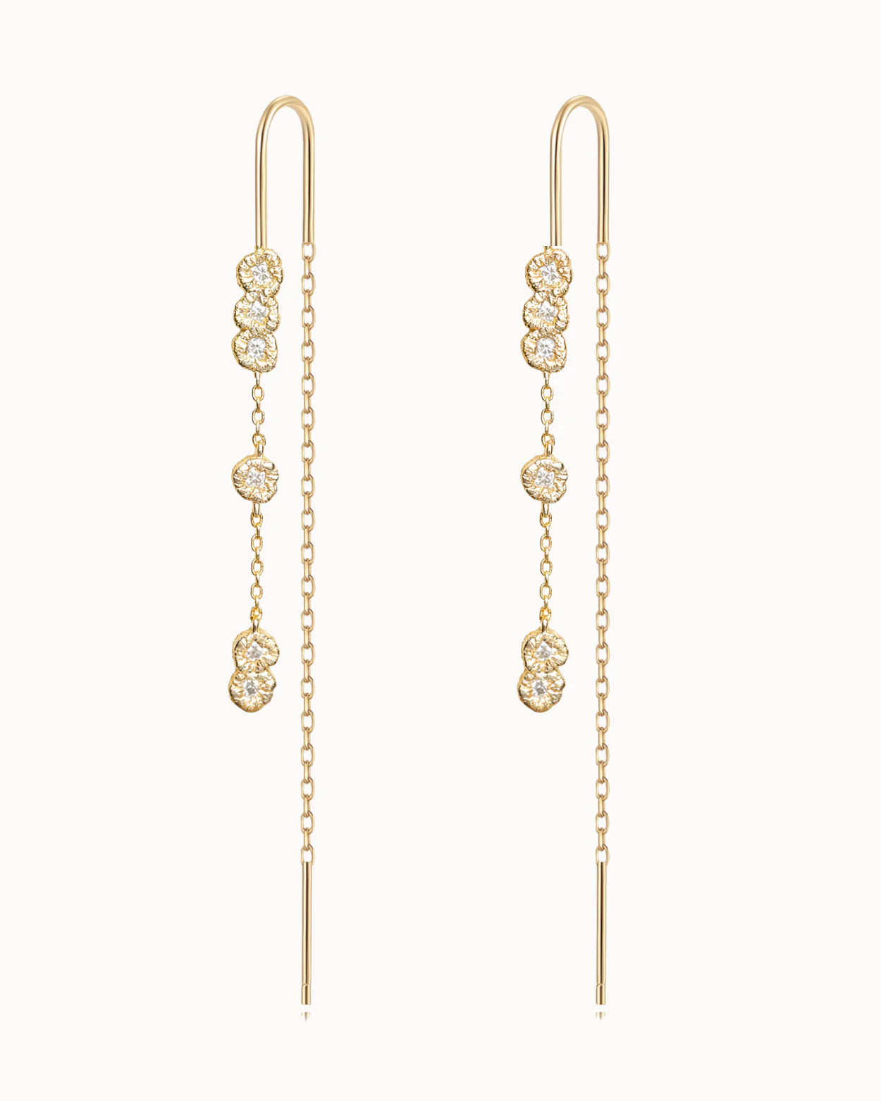 Selkie Earrings, Gold Plated, Nava