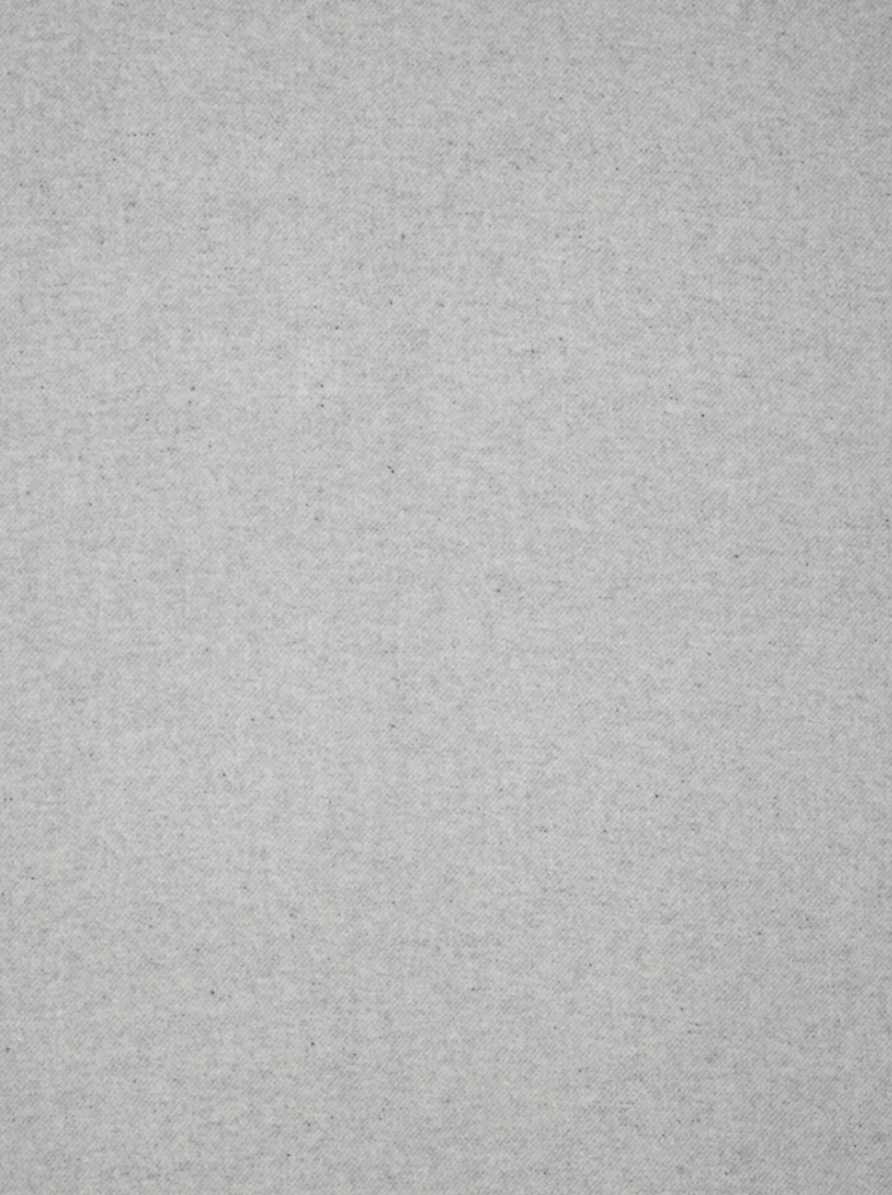 Uldplaid (silver grey) - recycle wool