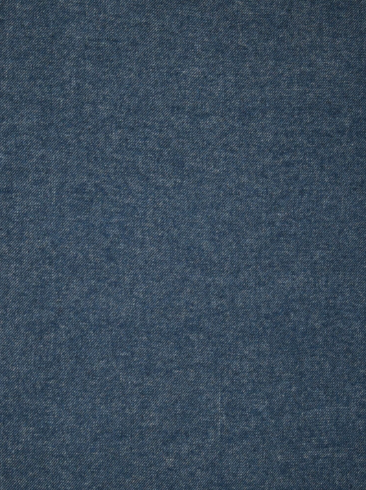Uldplaid (airforce blue) - recycle wool