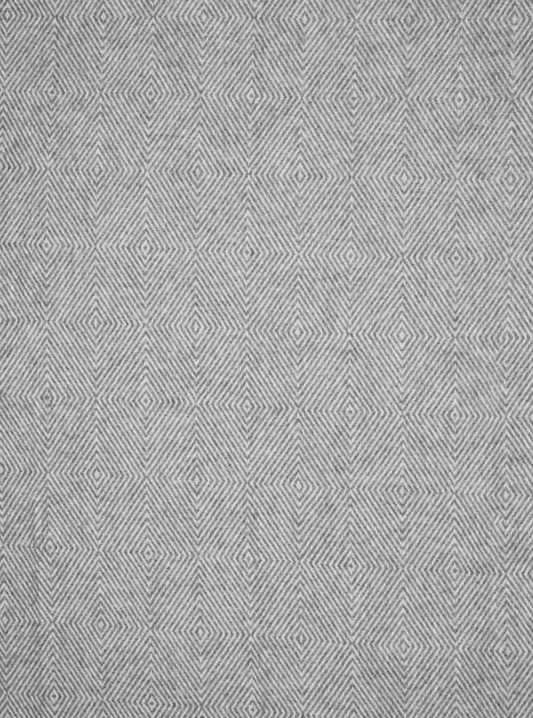 Uldplaid (grey) - 100% wool