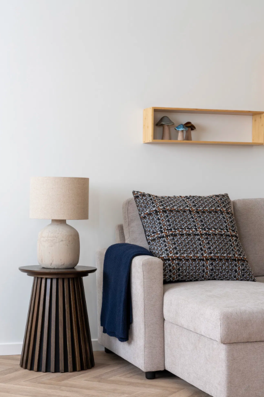 Bordlampe, keramik/stof, House Nordic