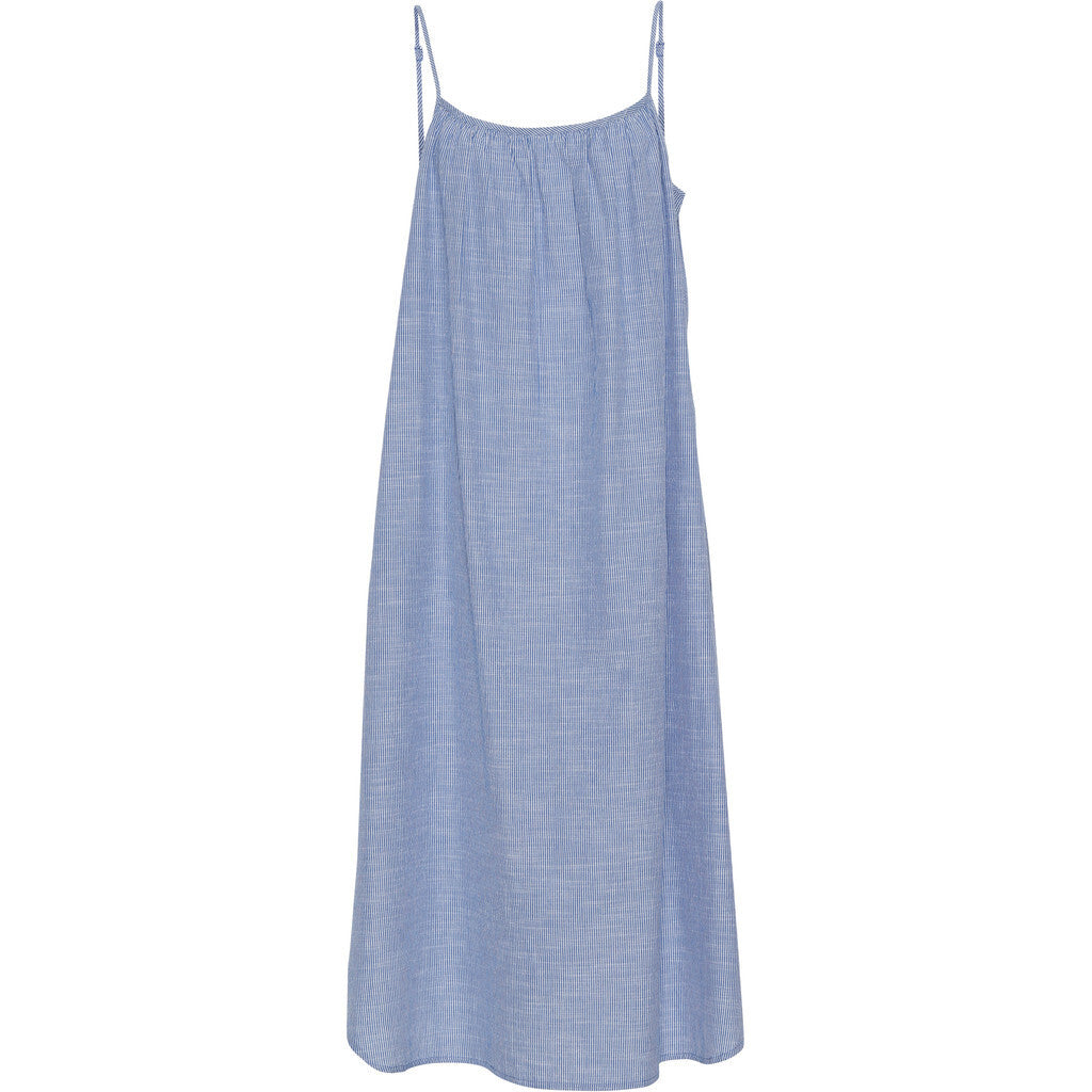 Vancouver Dress MEDIUM BLUE STRIPE