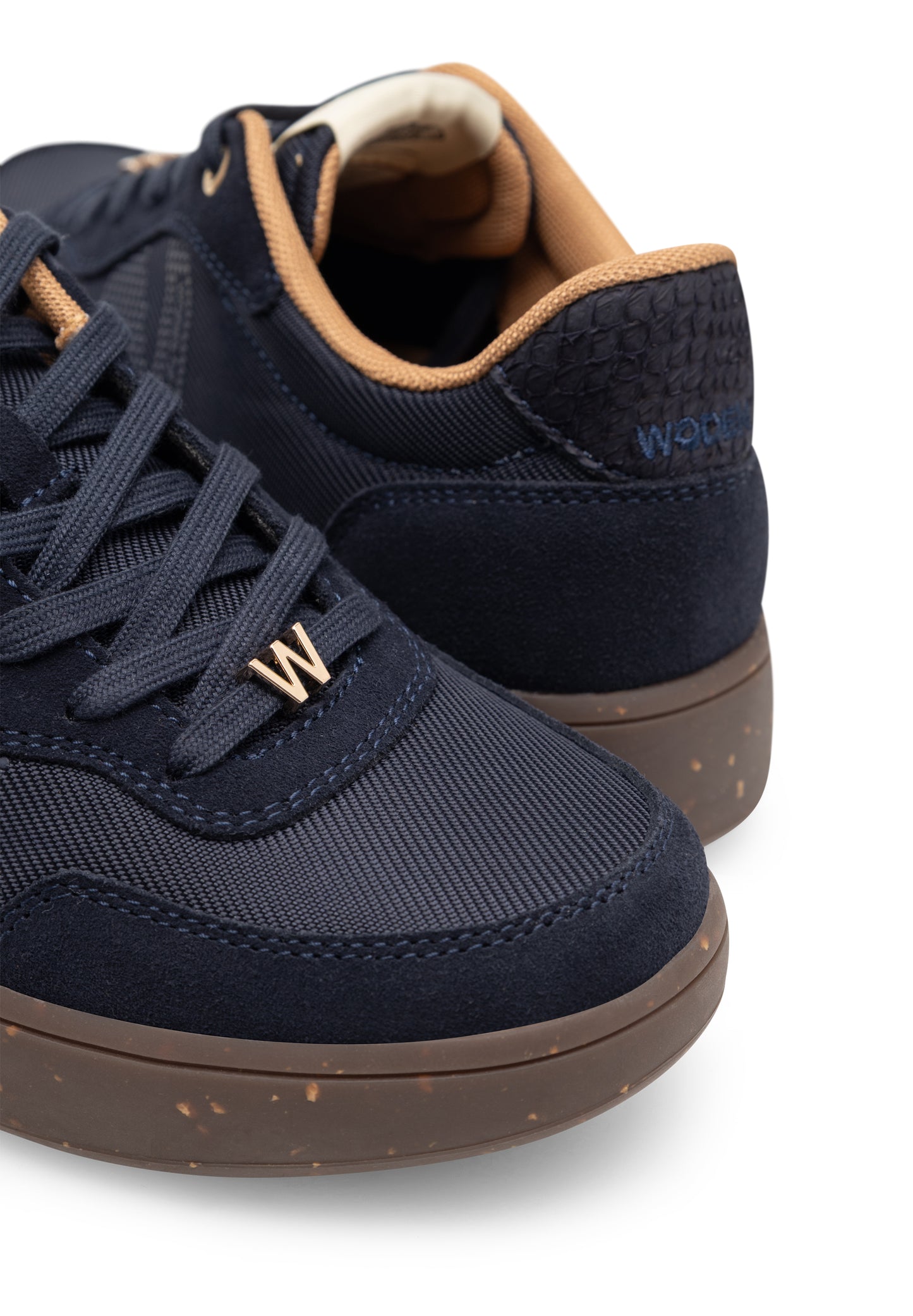 Line Sneakers, Dark Navy, Woden