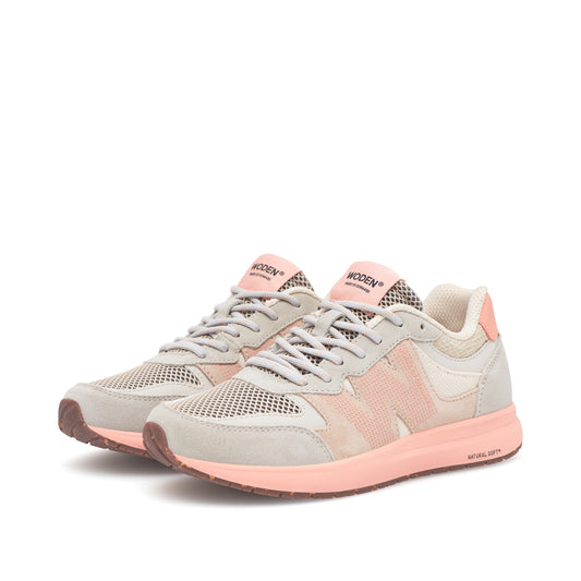 Rigmor Open Mesh Sneakers, Blush, Woden