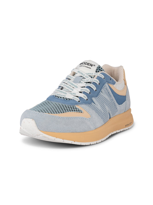 Rigmor Open Mesh Sneakers, Ice Blue, Woden