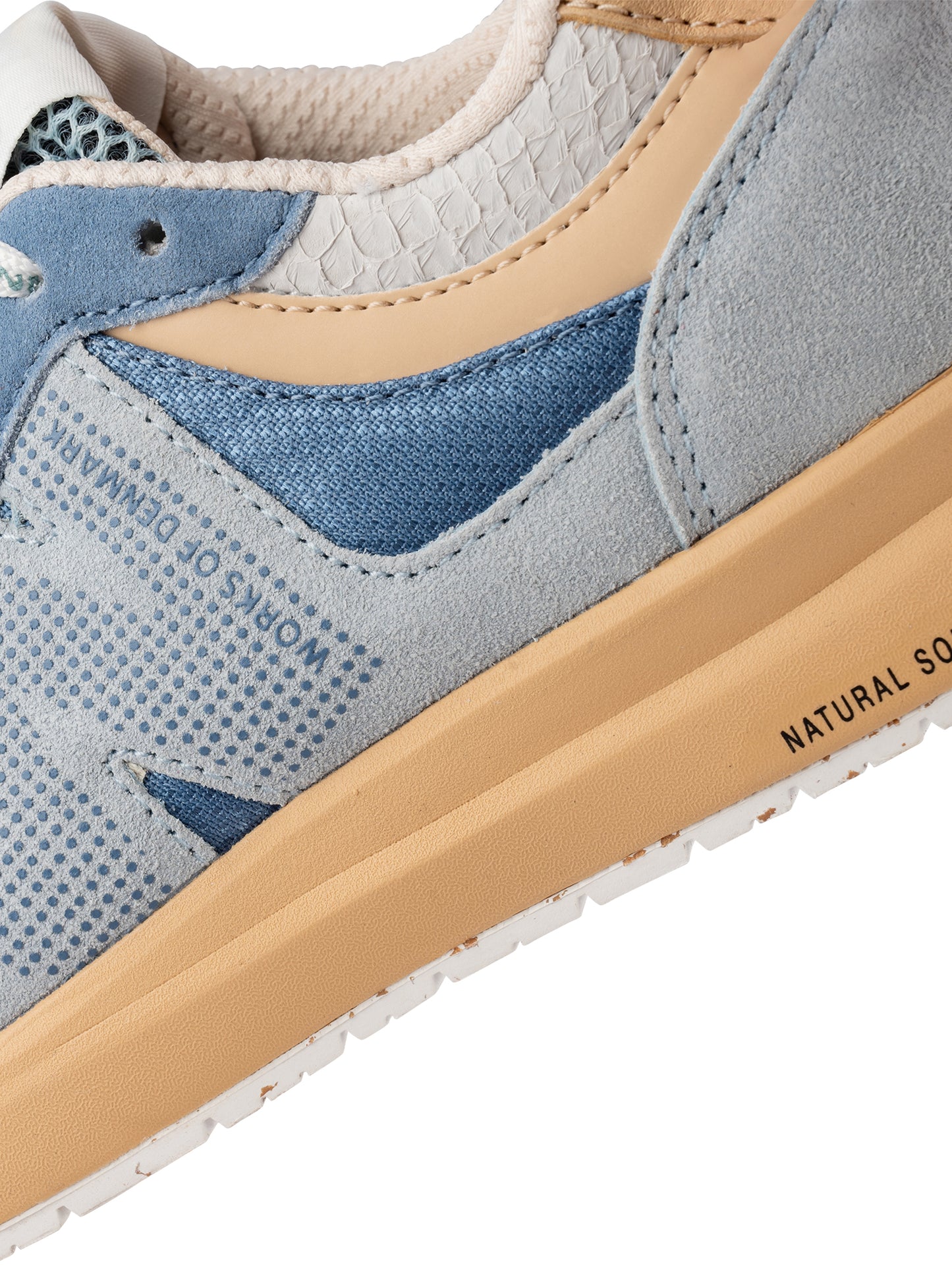 Rigmor Open Mesh Sneakers, Ice Blue, Woden