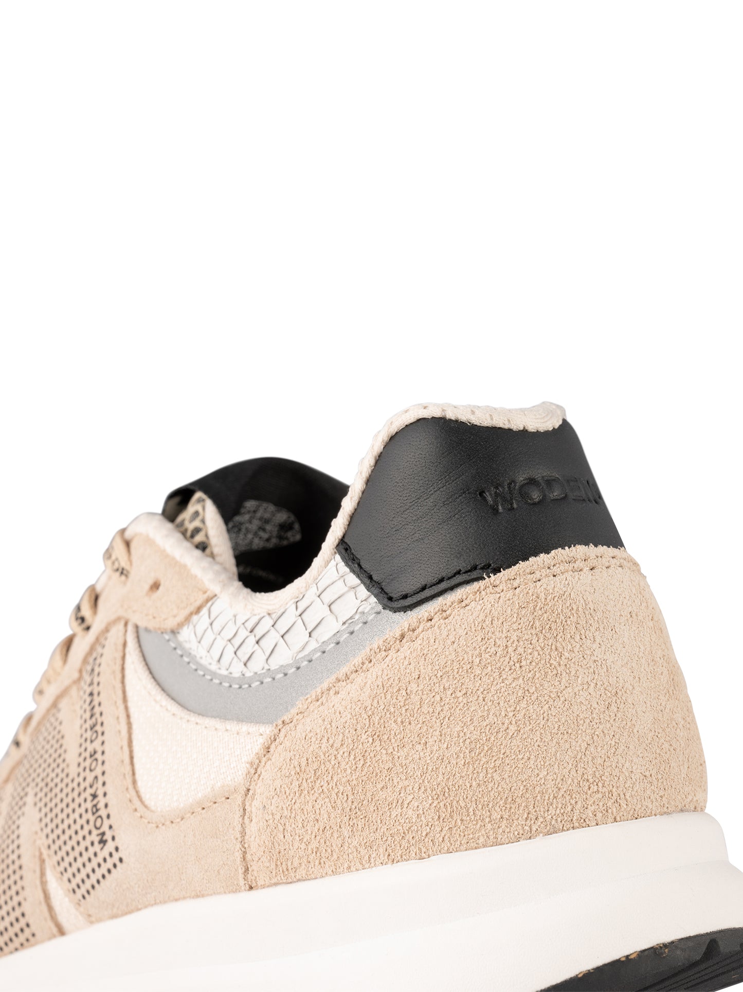 Rigmor Open Mesh Sneakers, Coffee Cream, Woden