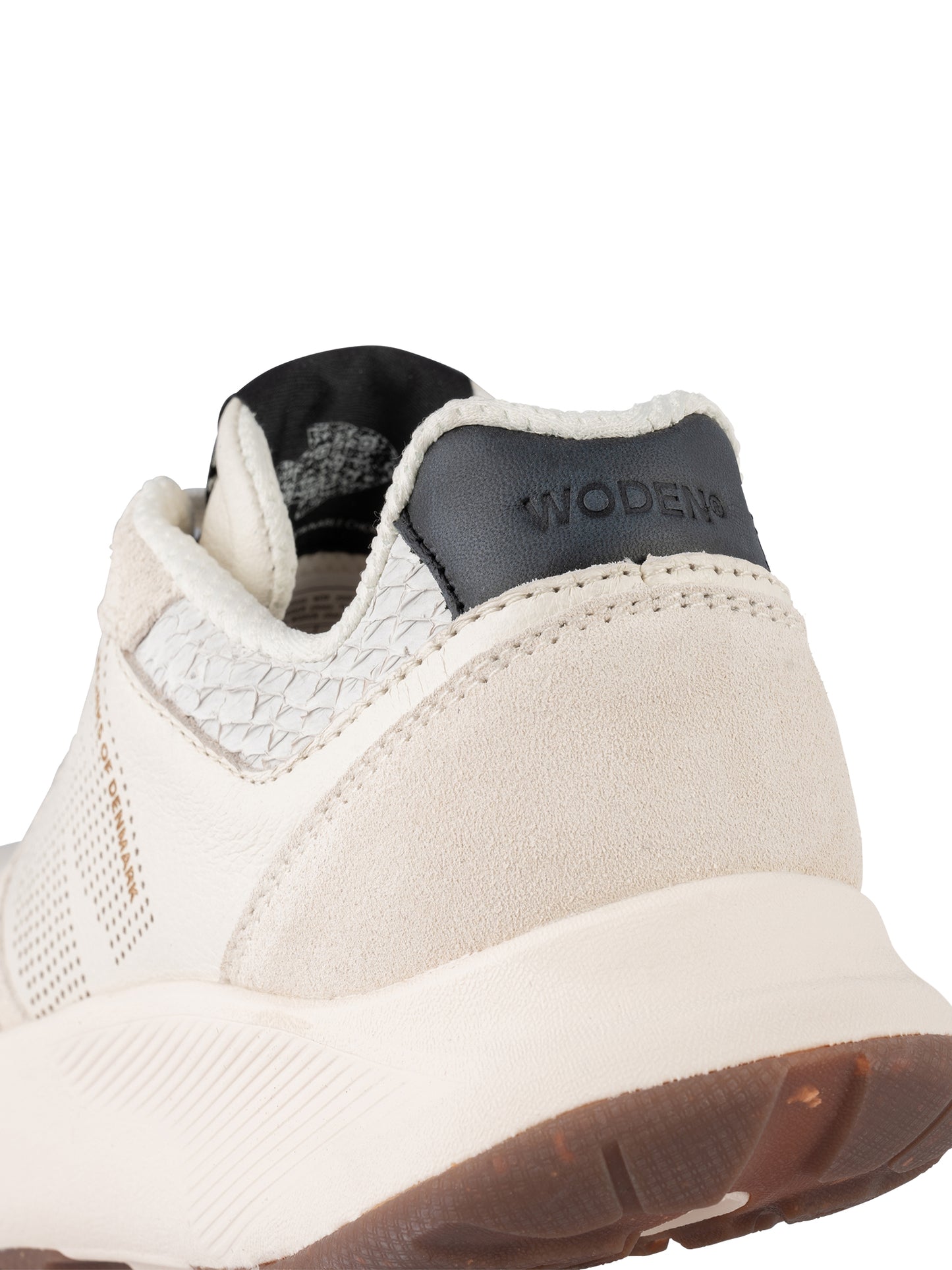 Mathilde Runner Leather, Blanc de Blanc, Woden