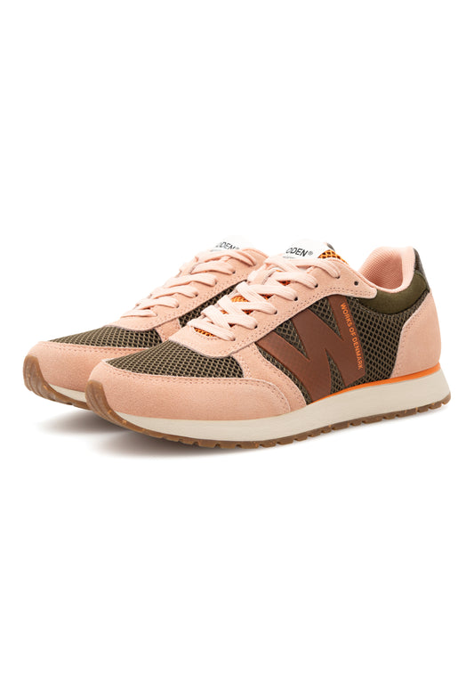 Ronja Icon Sneakers, Dark Olive Multi, Woden