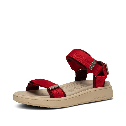 Line Sandal (fire red)