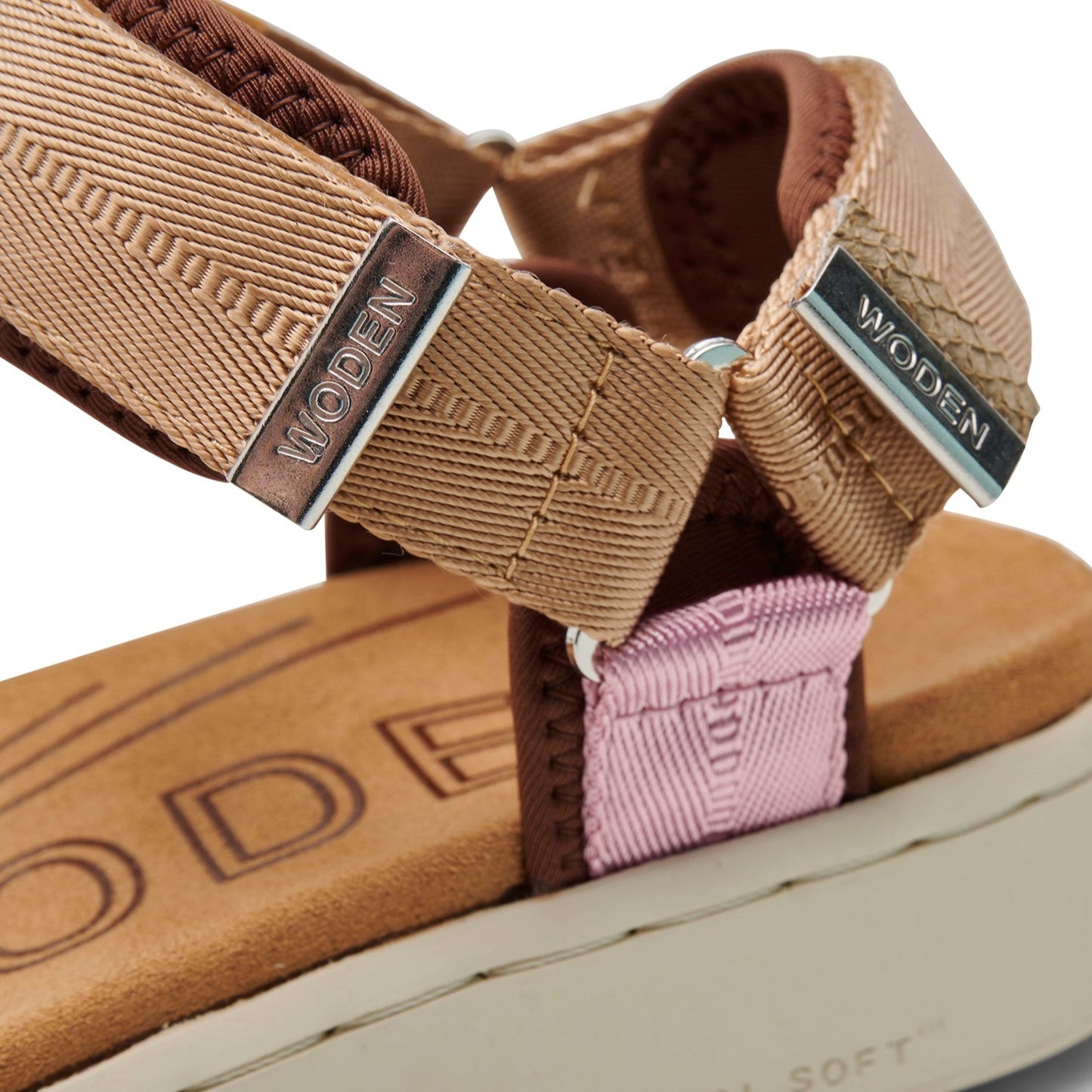 Line Sandal (multi rose)