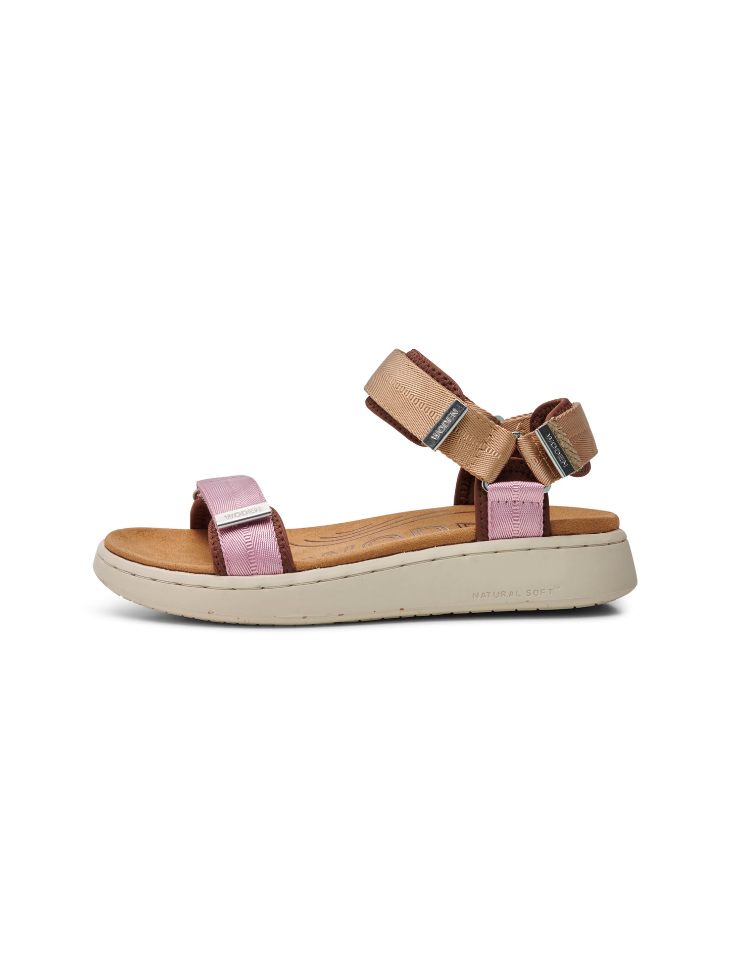 Line Sandal Multi Rose