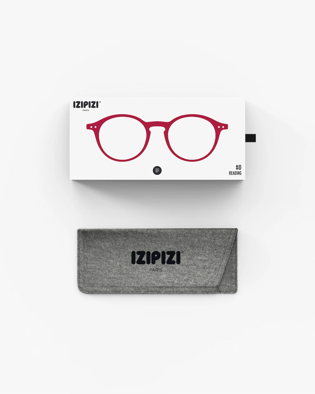 Læsebrille, Reading #D Cherry Red, Izipizi