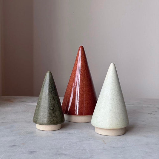 Juletræ, Brændt Brun, Damhus Keramik