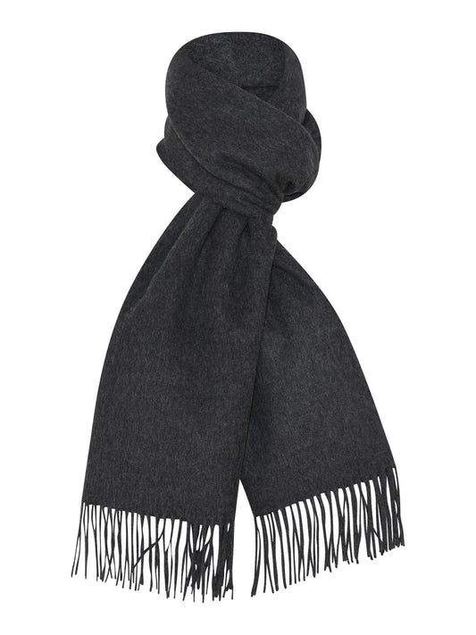 Tørklæde (koksgrå) - 100% wool