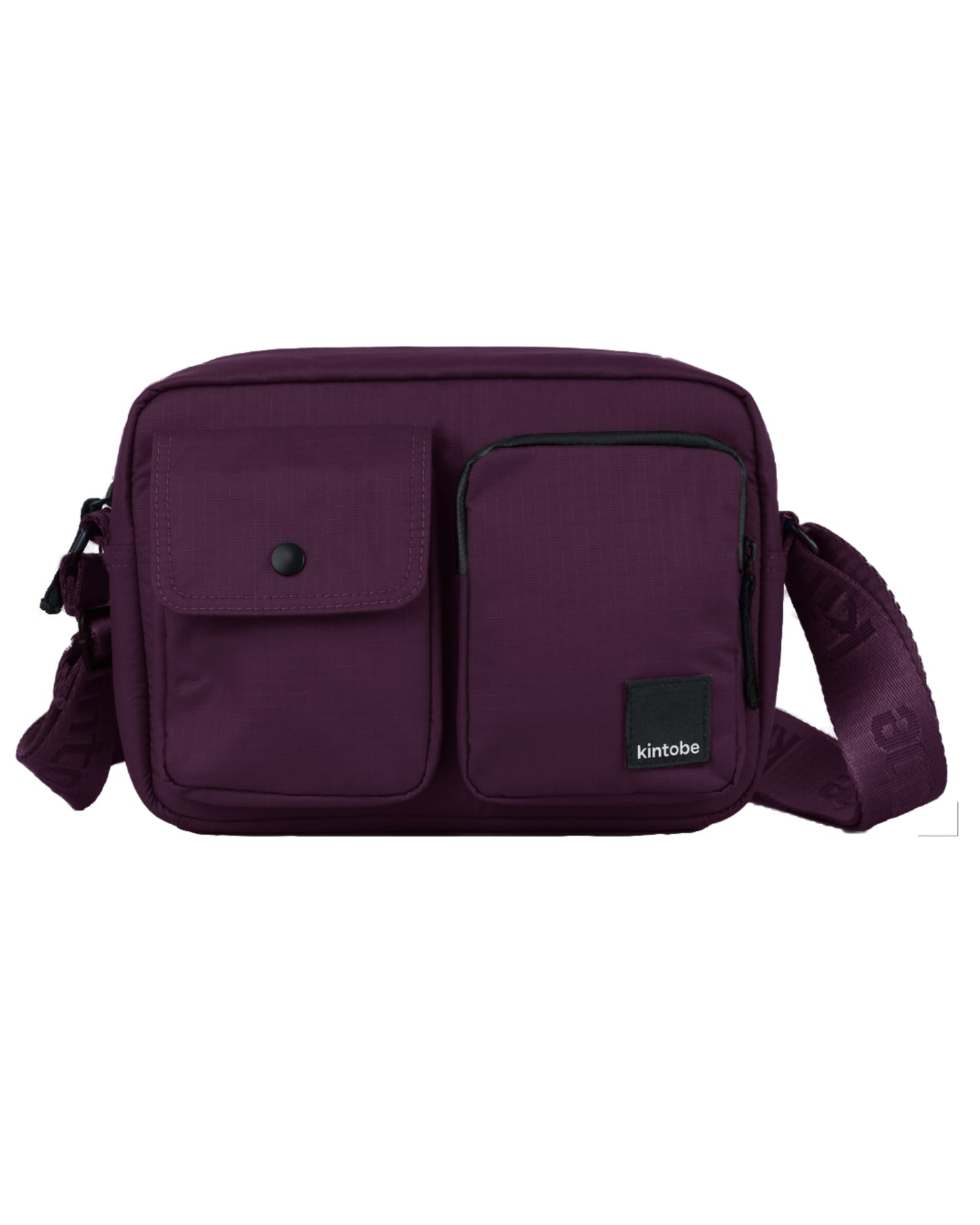 Crossbody bag 'Miles' (deep aubergine)