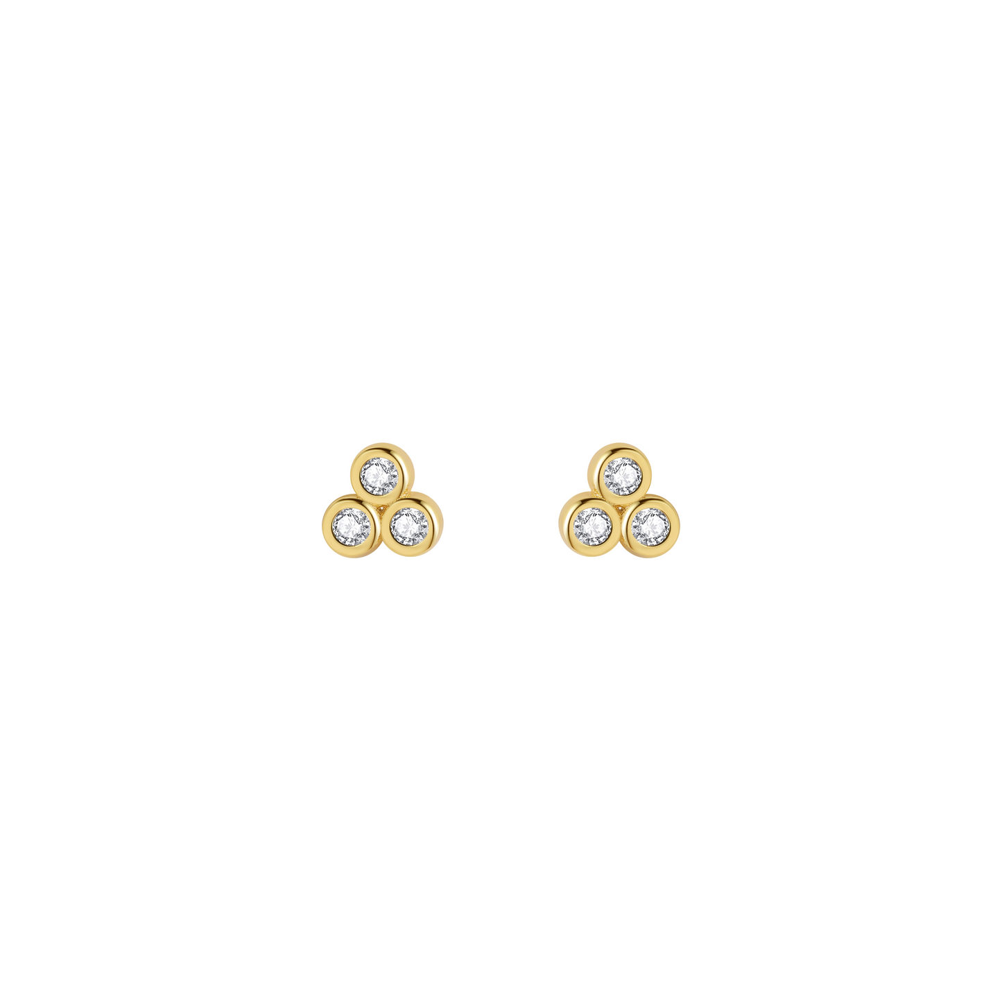 Mina Petite Studs / Gold Plated