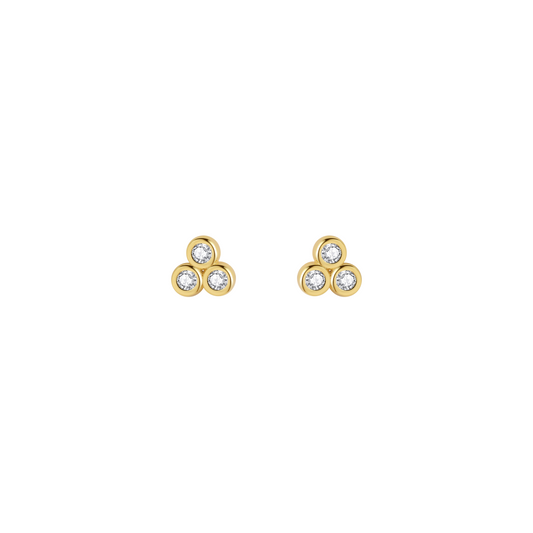 Mina Petite Studs / Gold Plated