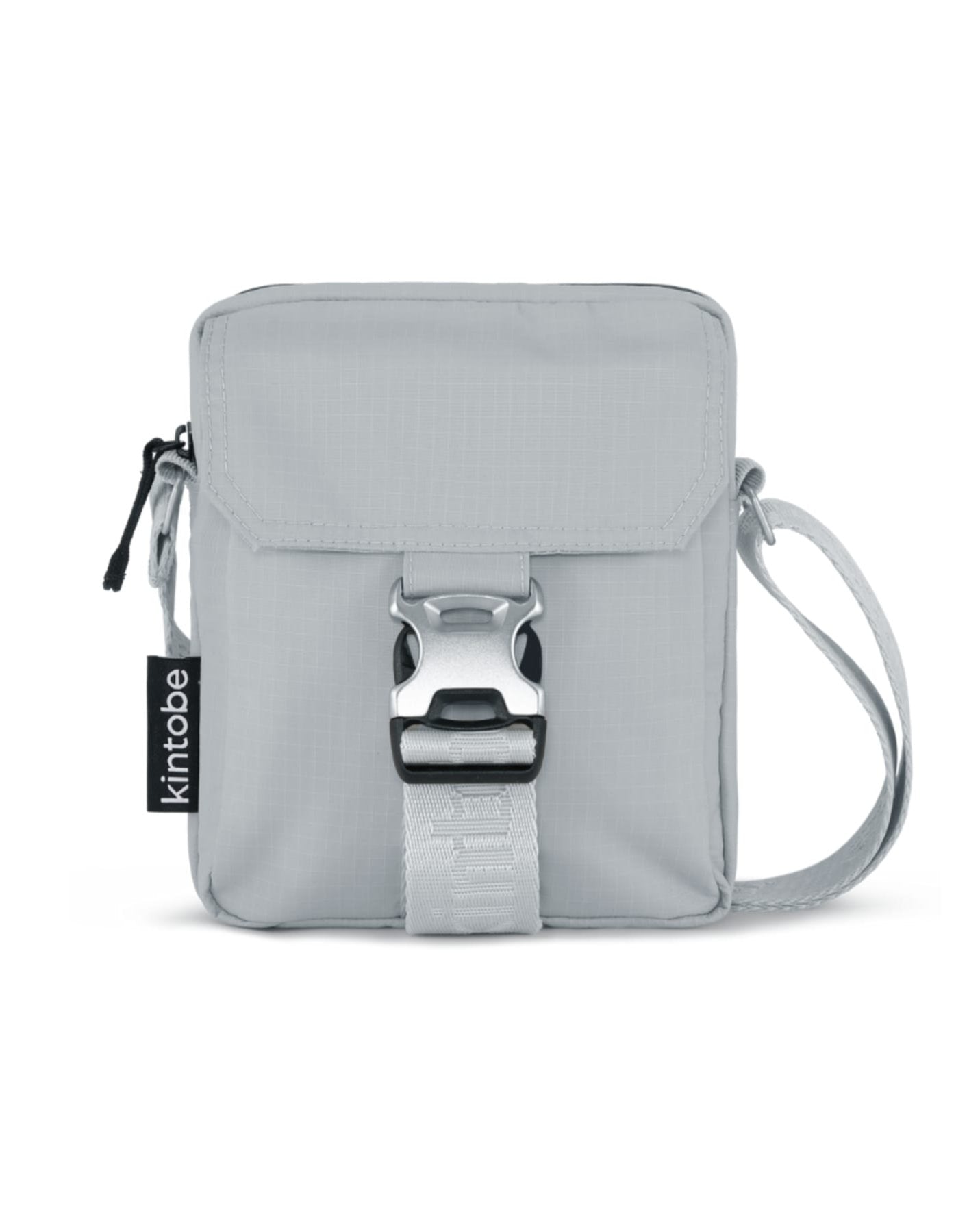 Messenger bag 'Nico' (chrome grey)