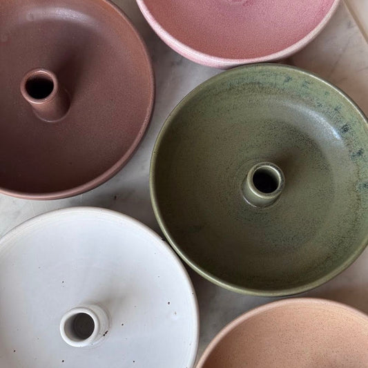 Oktober Lysestage FLAT WHITE