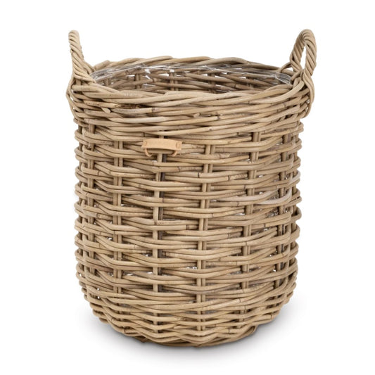 Rund plantekurv m/ hank