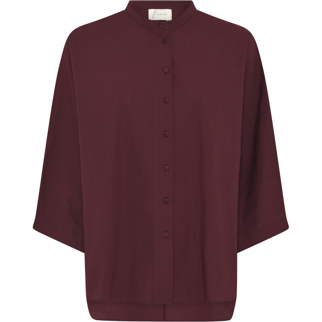 Seoul Short Shirt (red mahogany)