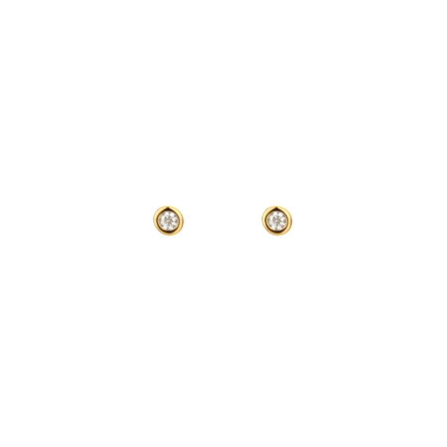 Agua Petite Studs / Gold Plated