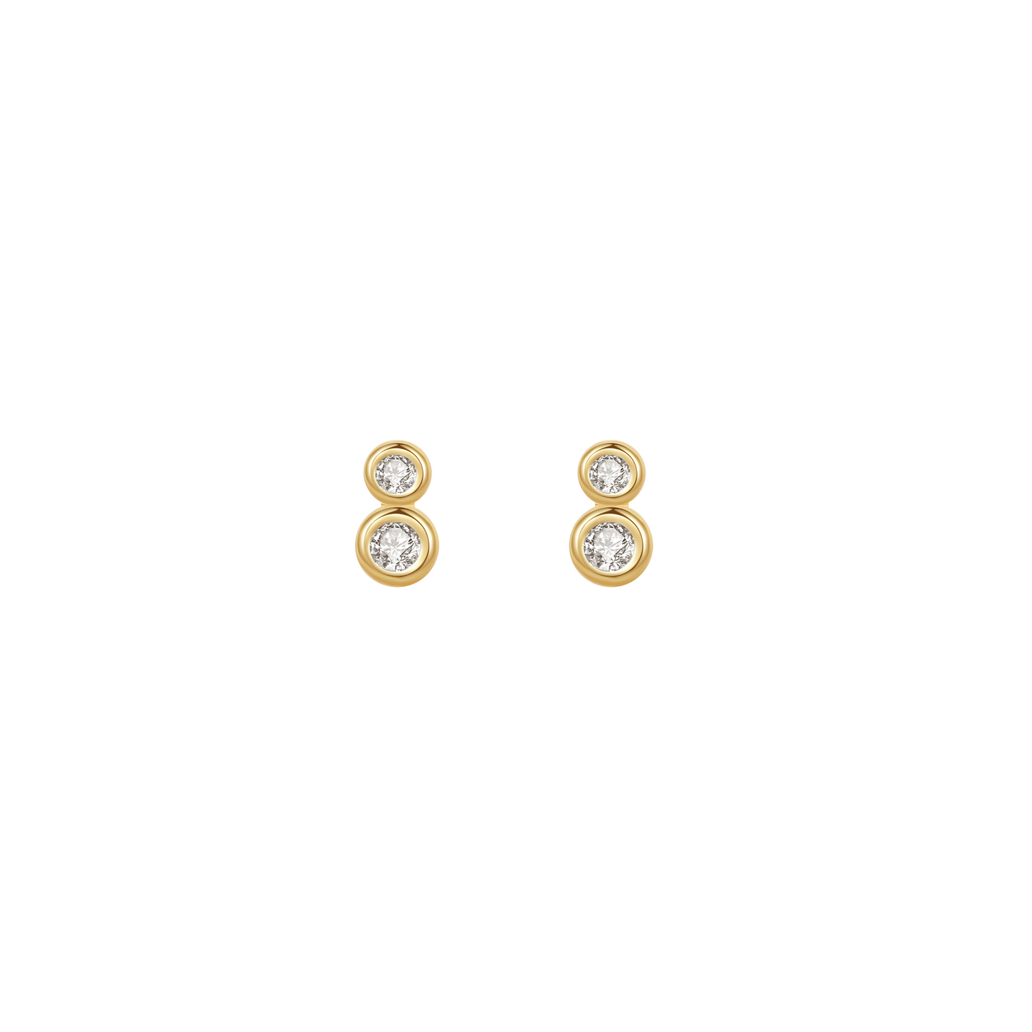 Deva Petite Studs / Gold Plated
