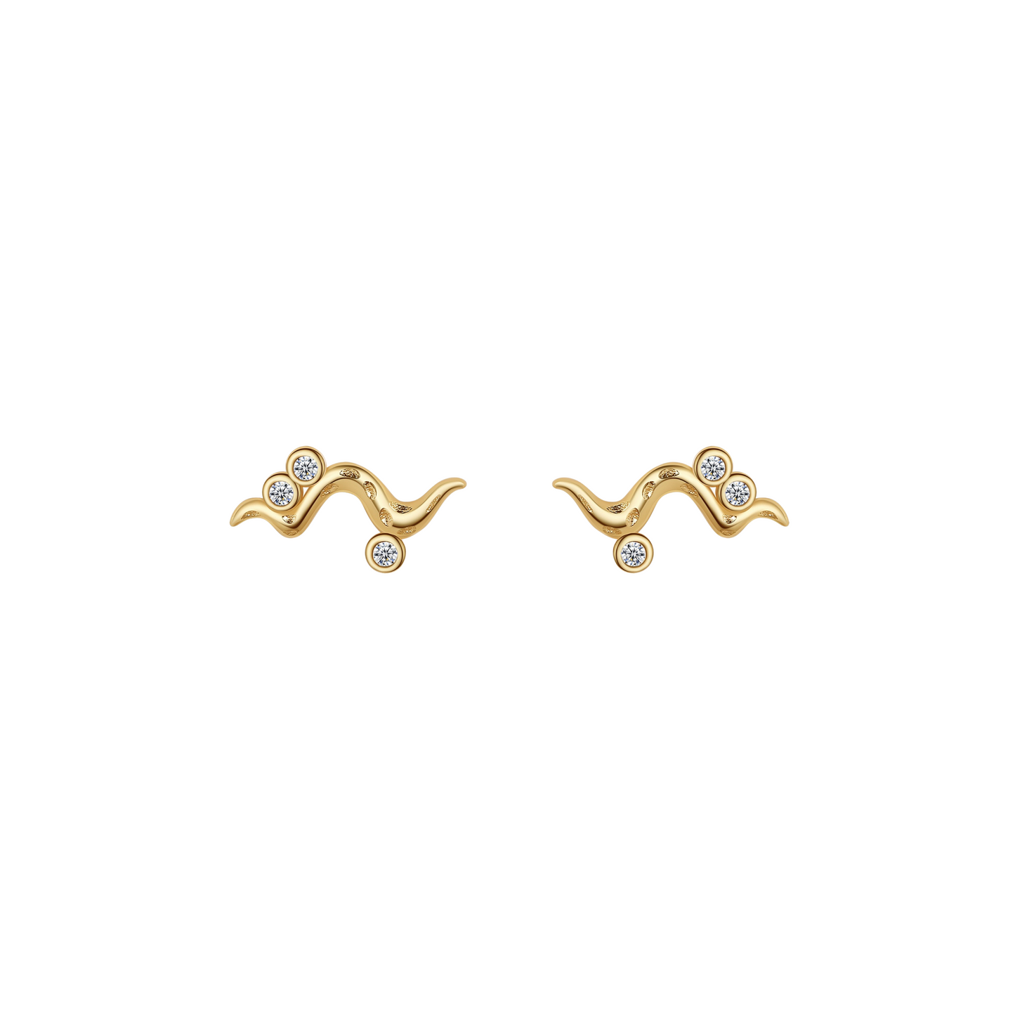 Lua Petite Studs / Gold Plated