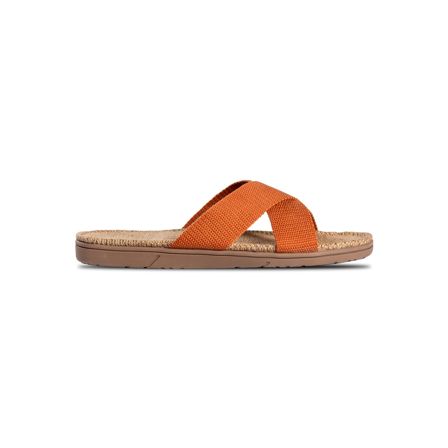 Orange jutesandal fra Shangies