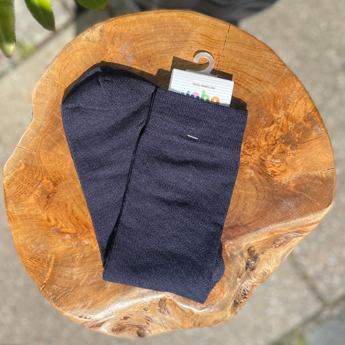 Bambusstrømpe, Navy, Joha