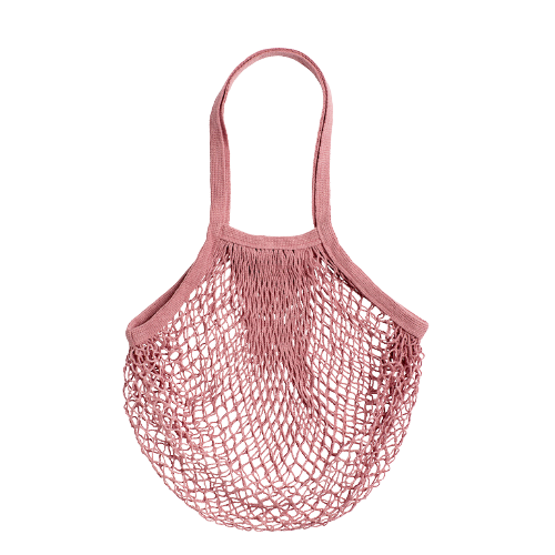 Lyserød string bag