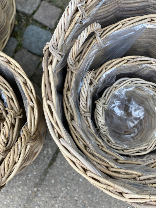 Kurv med hank (høj model)