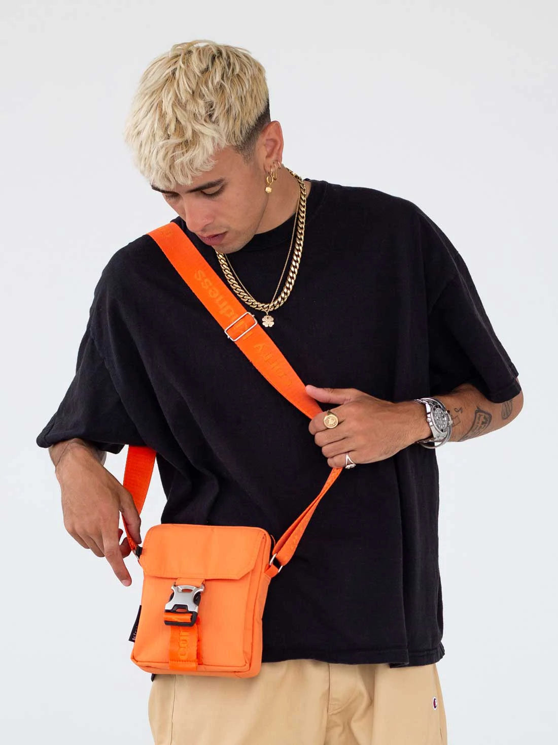 Messenger bag 'Nico' (space orange)