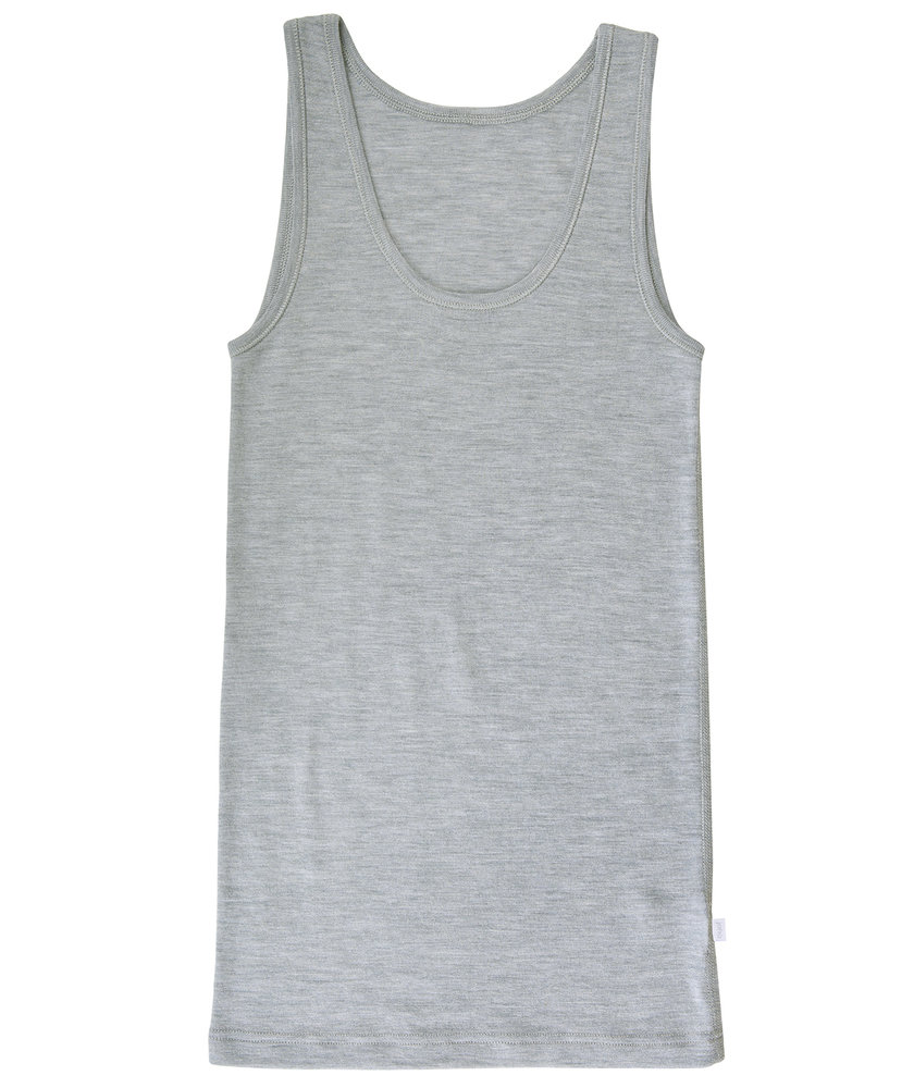 Top, Wool, Light Grey, Joha