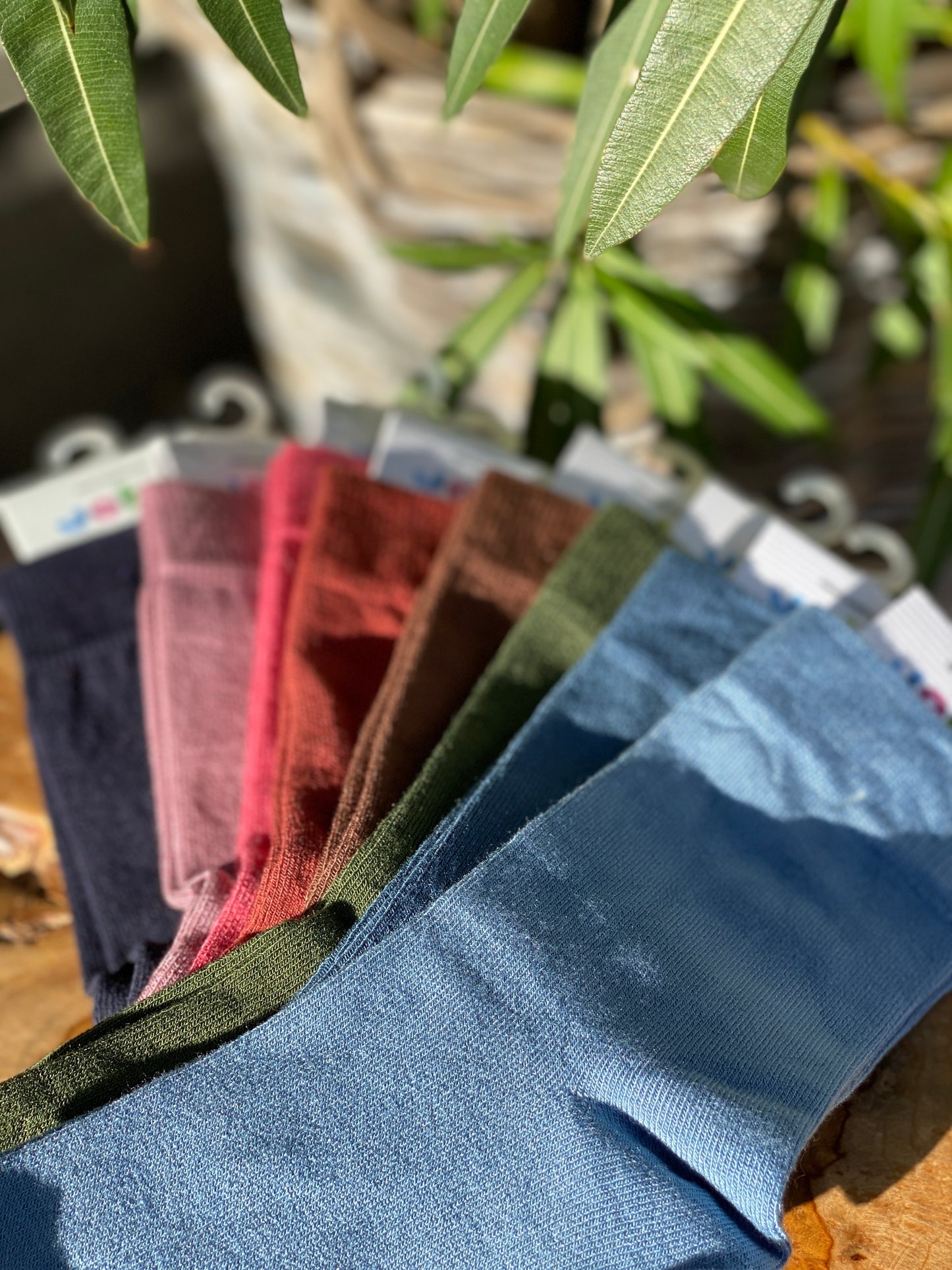 Bambusstrømpe, Brown, Joha