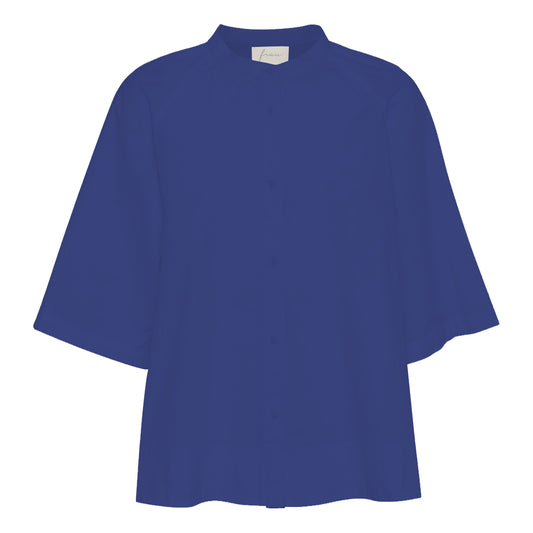 Abu Dhabi skjorte 3/4 ærme mørkeblå