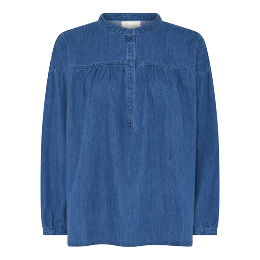 Paris Denim Shirt (clear blue denim)
