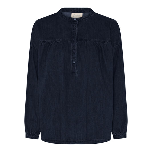 Paris LS Denim Shirt Dark denim