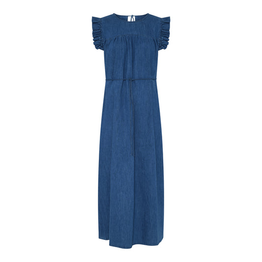 Stockholm SL Long Dress CLEAR BLUE DENIM