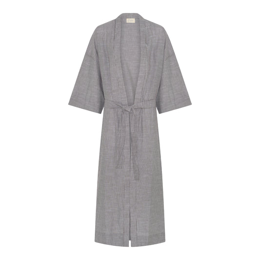 Hong Kong Kimono (coffee quartz stripe)
