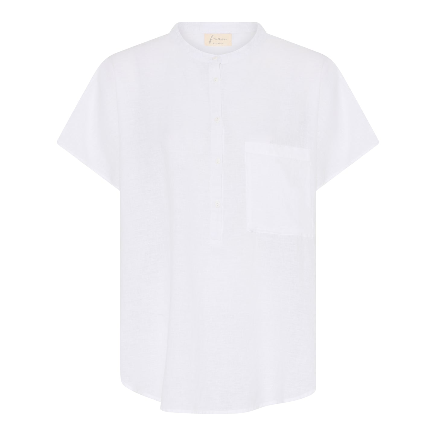Colombo SS Linen Top (bright white)