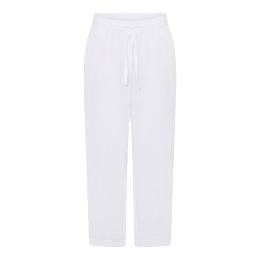 Sydney String Long Pant (linen) BRIGHT WHITE
