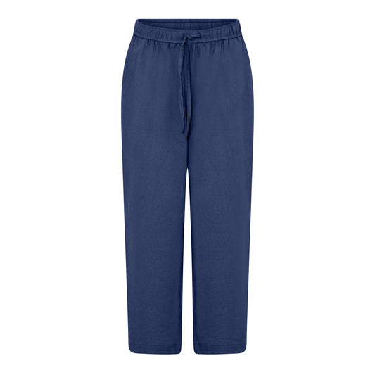 Sydney String Long Pant (linen) DEEP COBOLT