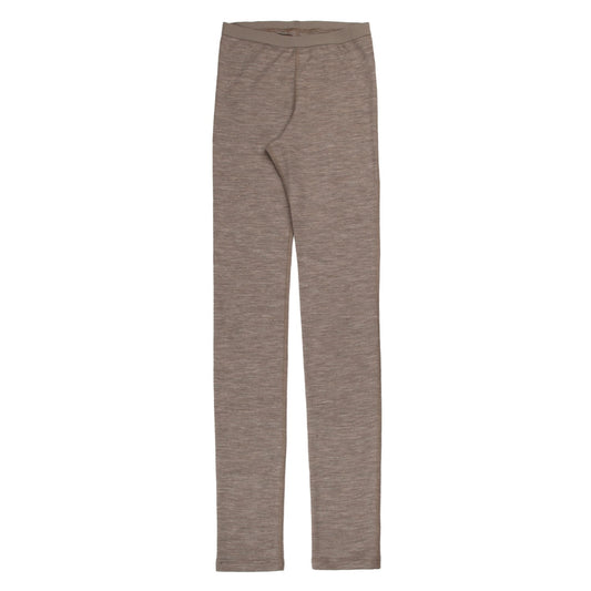 Leggings, Wool/Silk, Beige Melange, Joha